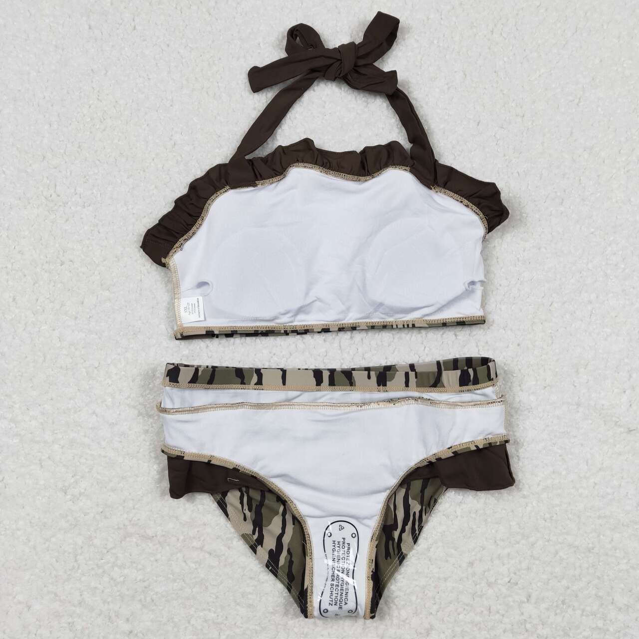 Cute Baby Girls  Two Pieces Camo Swimsuits