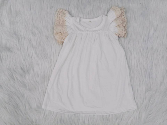 A15-1-1 Baby Girls White color Dress
