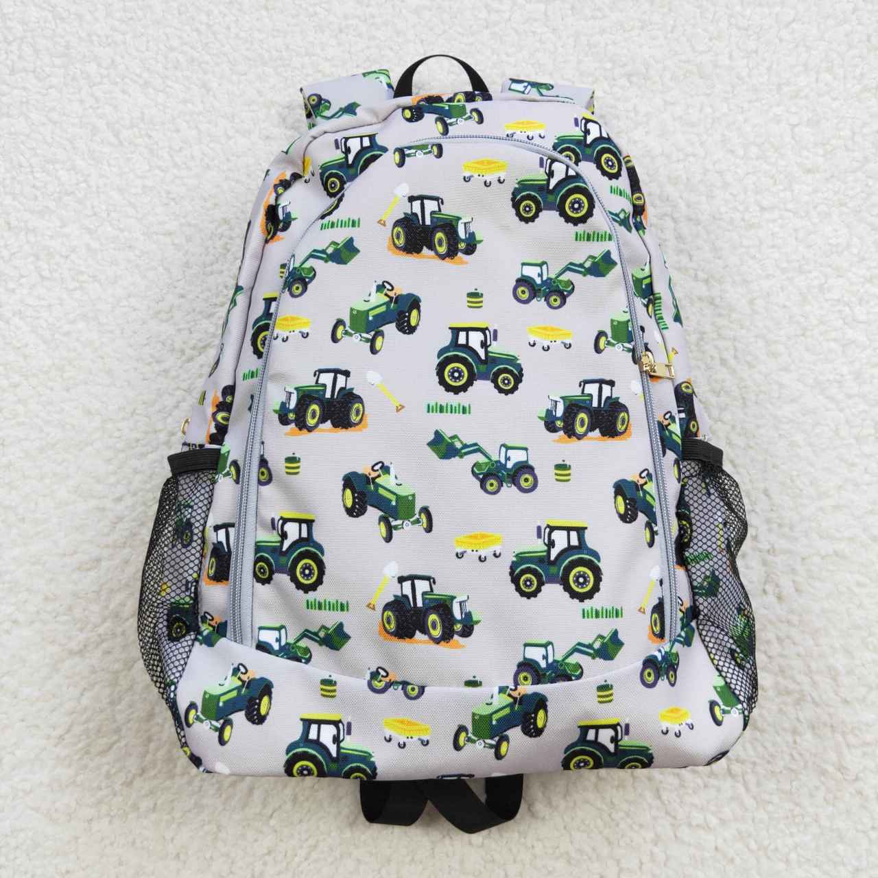 BA0123 Kids Boys Fishing Print Backpack Bag