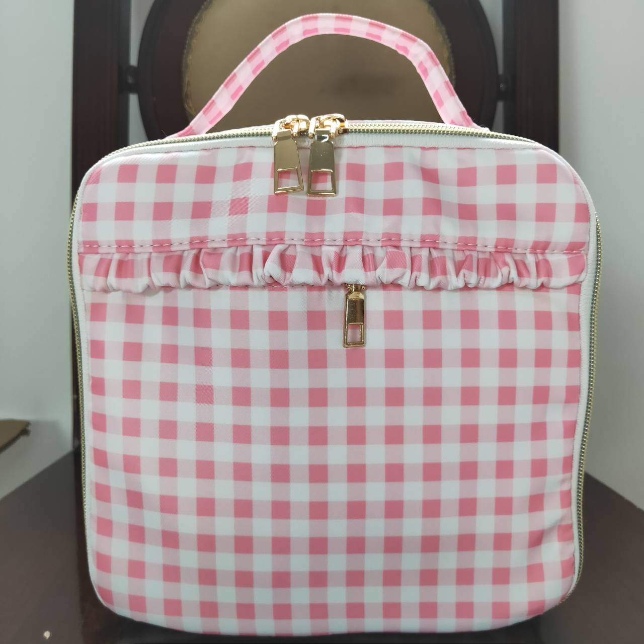 BA0088 Student Girls School Pink Lunch Bag