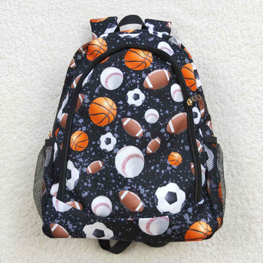 BA0125 Kids Girls Football Print Backpack Bag