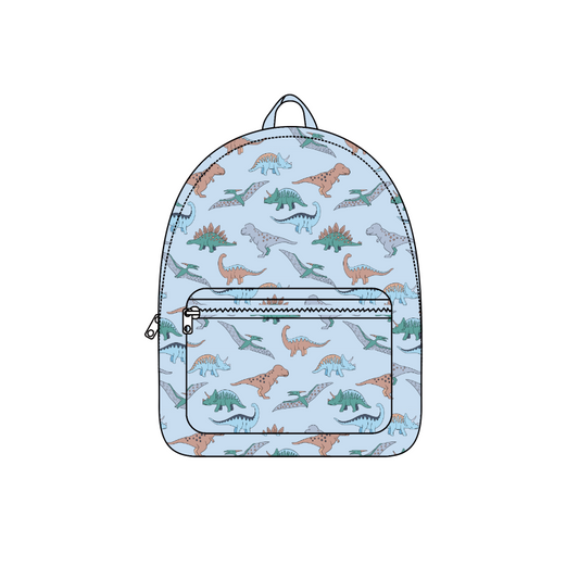 Preorder BA0170 Kids Boys Cute Dinosaur Print  Backpack School Bag