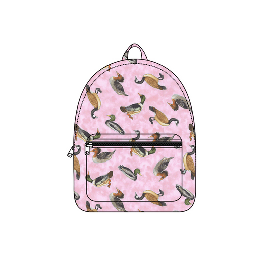 BA0203 Baby   Mallard Duck Packback  Pink School Bag Preorder