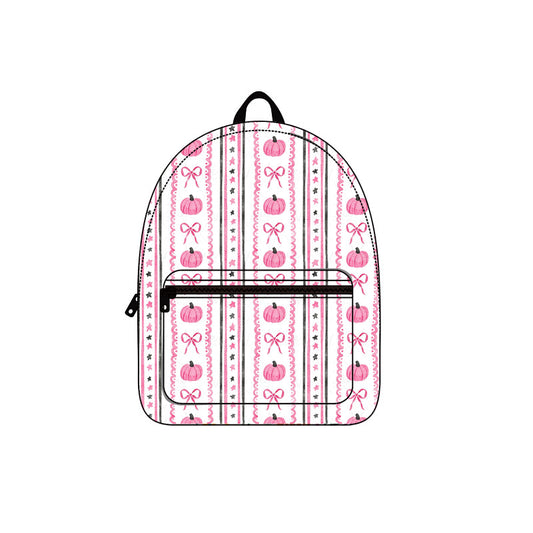 BA0206 Baby Girls Pink Pumpkin Backpack School Bag Pre-order