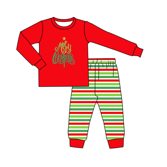 Baby Boys Merry Christmas Pajama Set Preorder