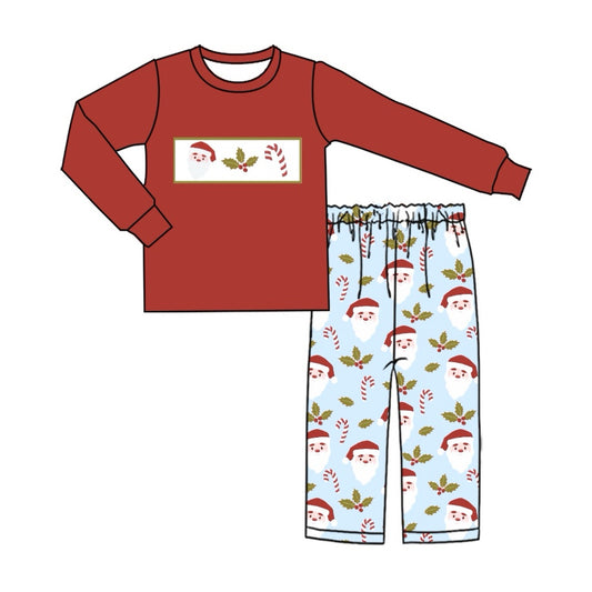 BLP0643 Baby Boys Christmas Santa Pant Outfit Preorder