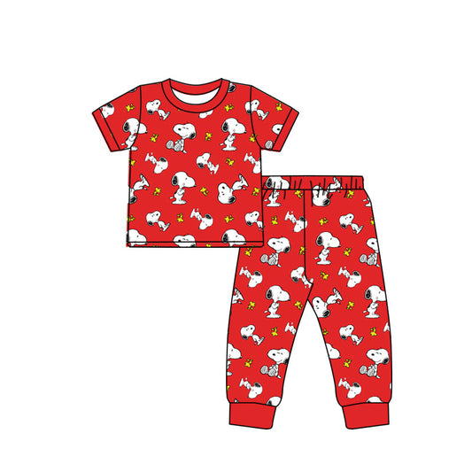 (Pre-order) BSPO0081 Boys Cartoon Dog Pajamas Set
