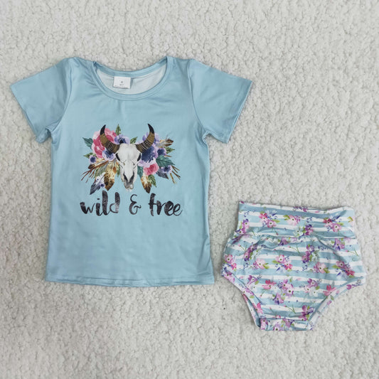 Wild and Free Bummies Set For Baby Girls