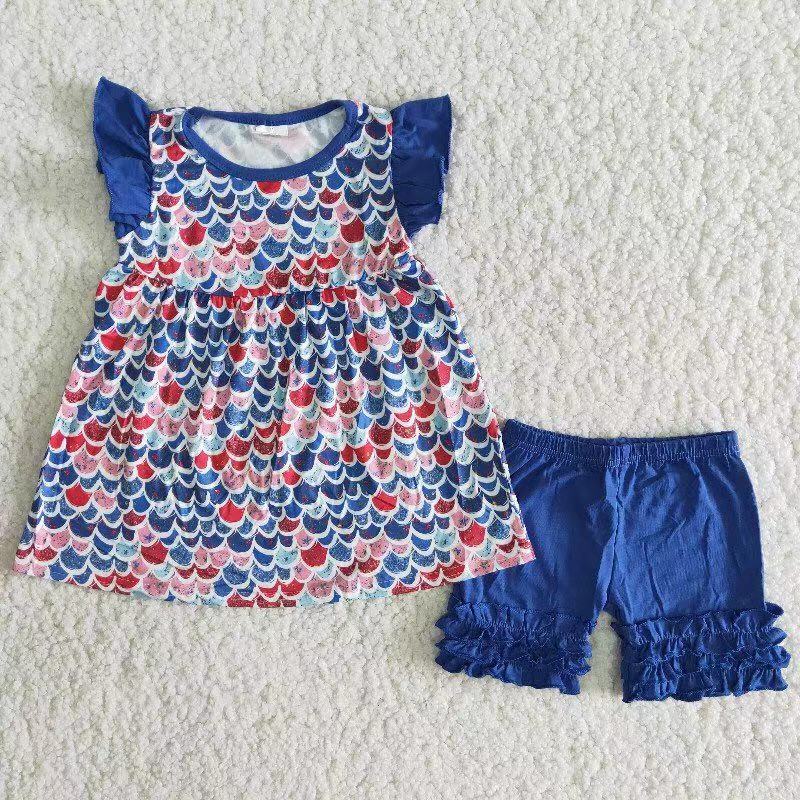 Summer Baby Girls Set  Scale Outfit