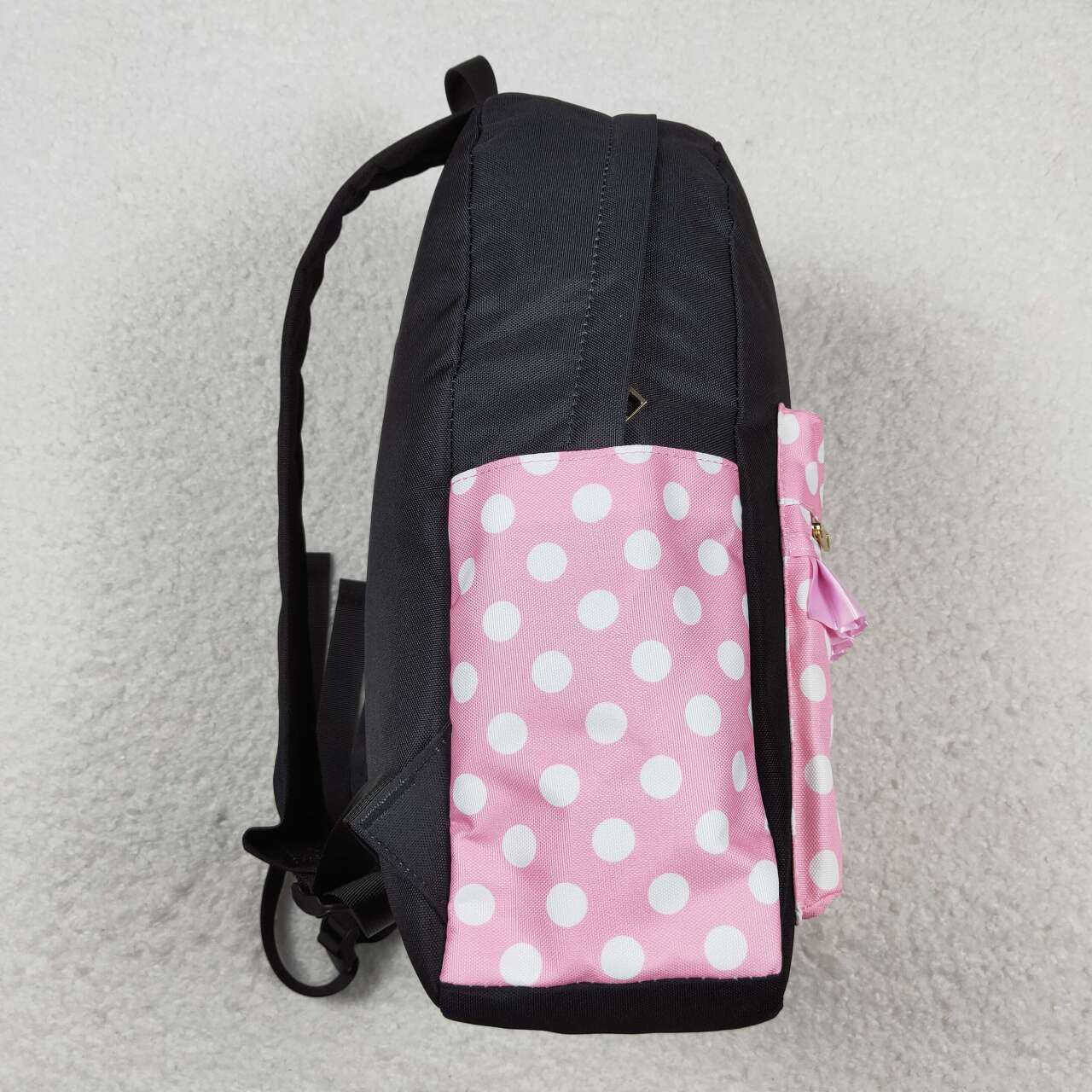 BA0183 Baby Girls Cute Cartoon Pink Polka Dot Packback School Bag