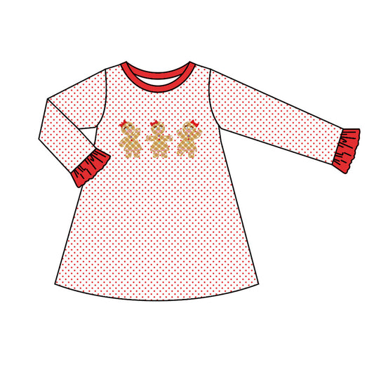Baby Girls Christmas Gingersnap Dress Preorder