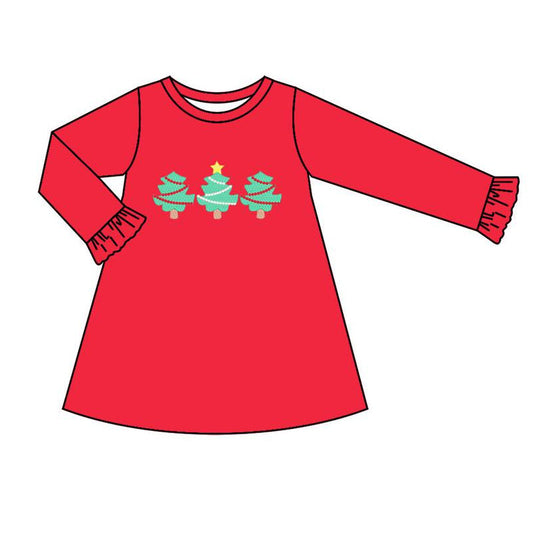 Baby Girls Christmas Tree Dress Preorder