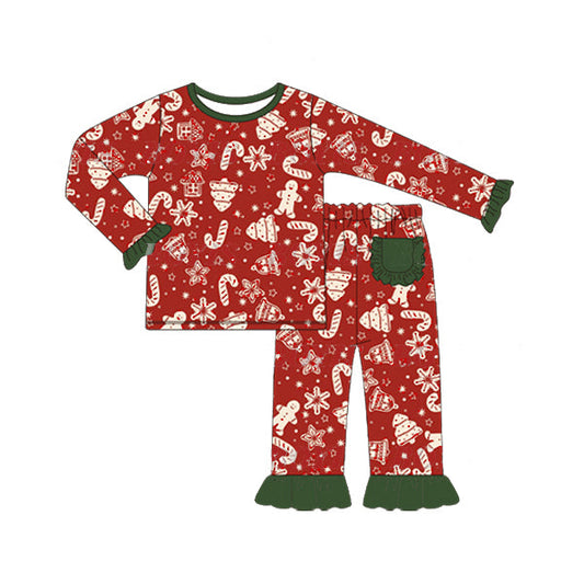Baby Girls Christmas Pajama Set Preorder