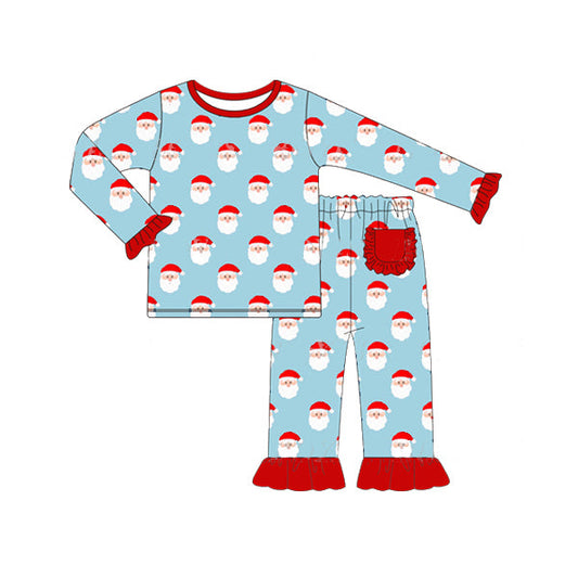 Baby Girls Christmas Santa Pajama Set Preorder