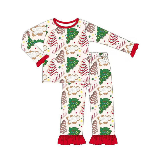 Baby Girls Christmas Cake Pajama Set Preorder
