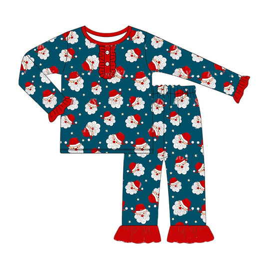 Baby Girls Christmas Santa Pajama set Preorder