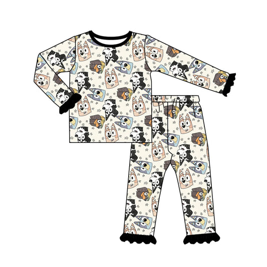 Baby Girls Cartoon Dog Long Sleeve Pajama Set Preorder
