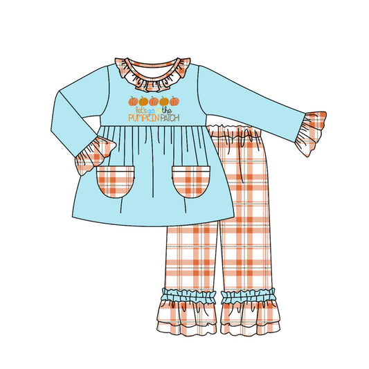 GLP1349 Let's Go To The Pumpkin Patch Girls Outfit  Preorder