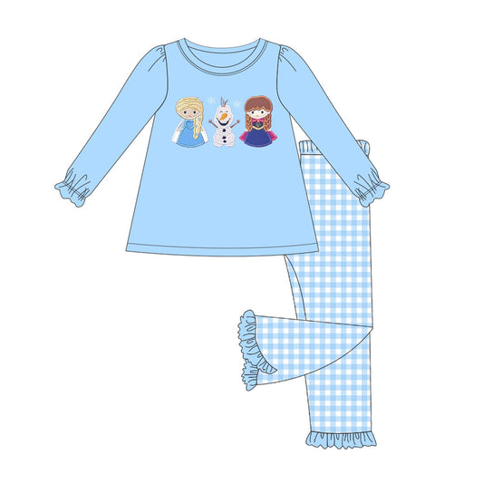 GLP1484 Baby Girls Princess Blue Outfit Pre-order
