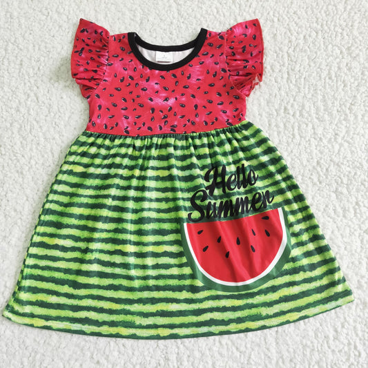 GSD0034 Summer Baby Girls Watermelon Dress