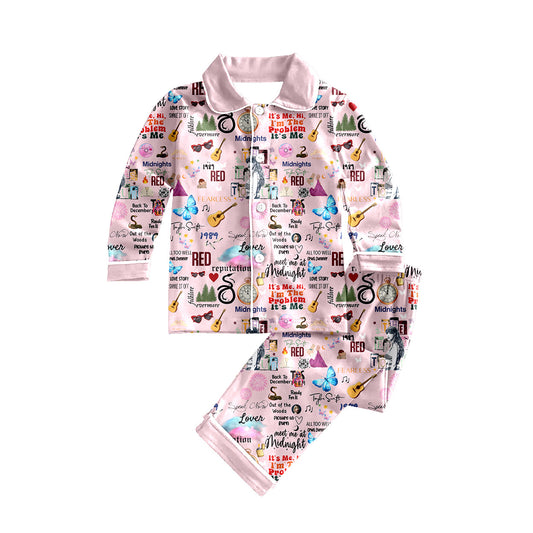 Baby Girls Pink Taylor Swift Winter Pajama Set Preorder