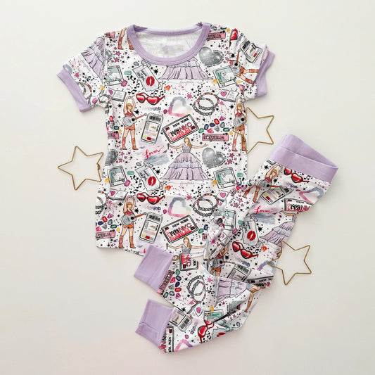 GSPO1656 Baby Girls TS Singer Pajama Set Preorder