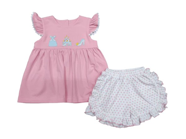GSSO1186 Baby Girls Summer Princess Shorts Outfit Pre-order