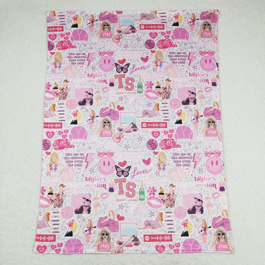 Baby Girls ST Singer Music Pink Color Blanket Preorder