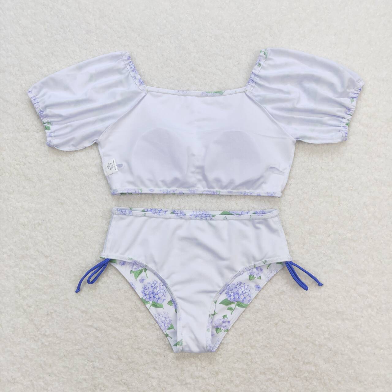 Baby Girls violet Two Piece  SwimSuit Set