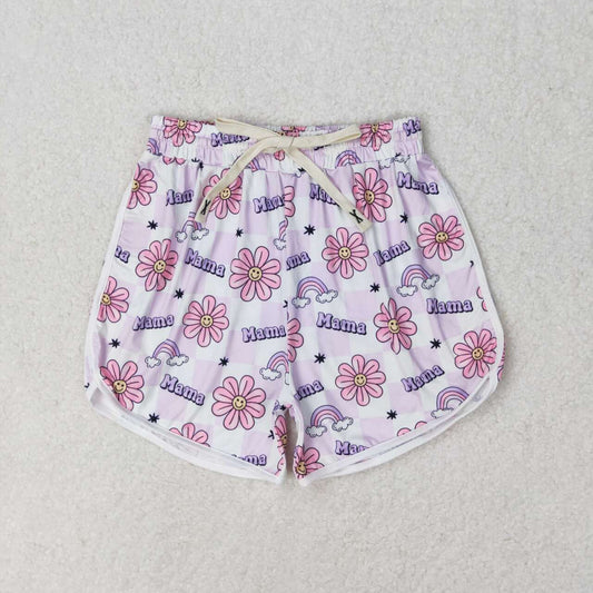 SS0172 Adult Mama Flower Shorts