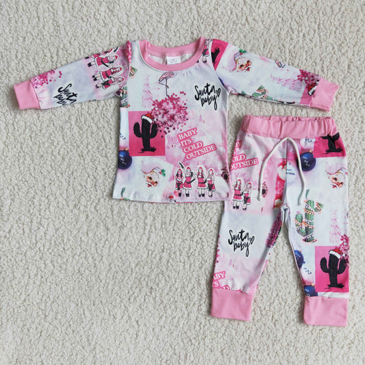 Baby Santa Pajamas Set