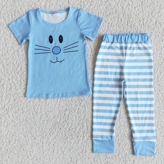 Boys Easter Bunny Pajamas Set