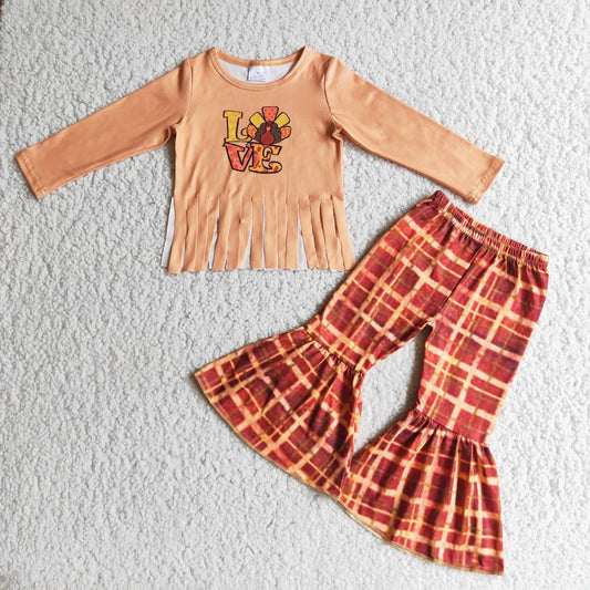 Thanksgiving Turkey Love Outfit