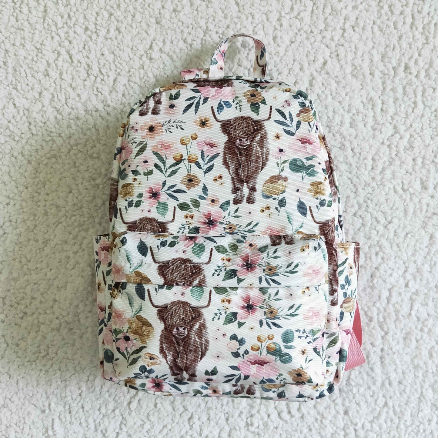 BA0007 Floral Heifer Kids Backpack Bag