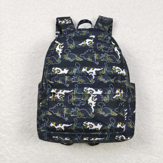 Kids Baby Boys Dinosaur Camo Book Bag Backpack