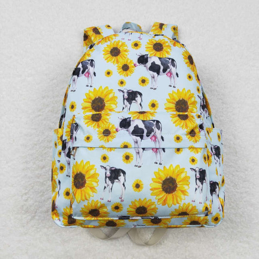 Kids Baby Girls Sunflower Book Bag Backpack