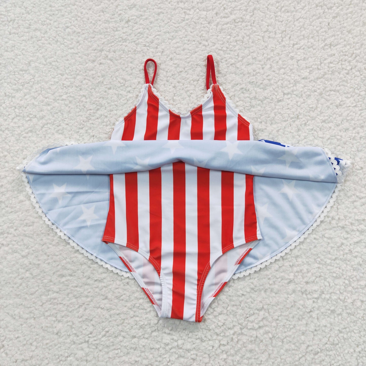 S0091 Summer Girls July 4th Swimsuit
