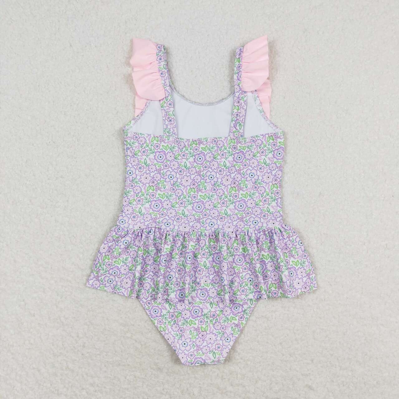 Baby Girls Sister Floral Swimsuit Summer Beach Wear