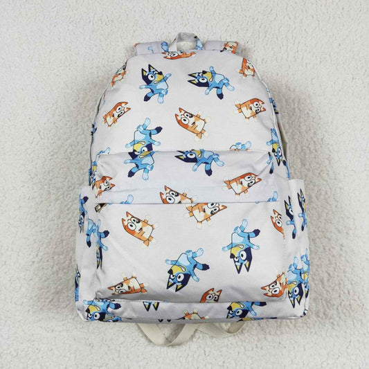 Baby Girls  Cartoon Blue Dog Packback School Bag