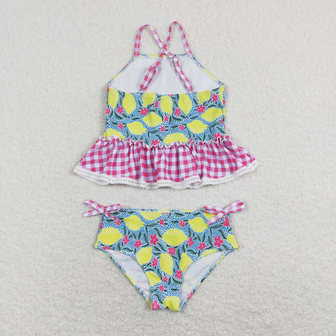 Baby Girls Lemon Flower Swimsuit