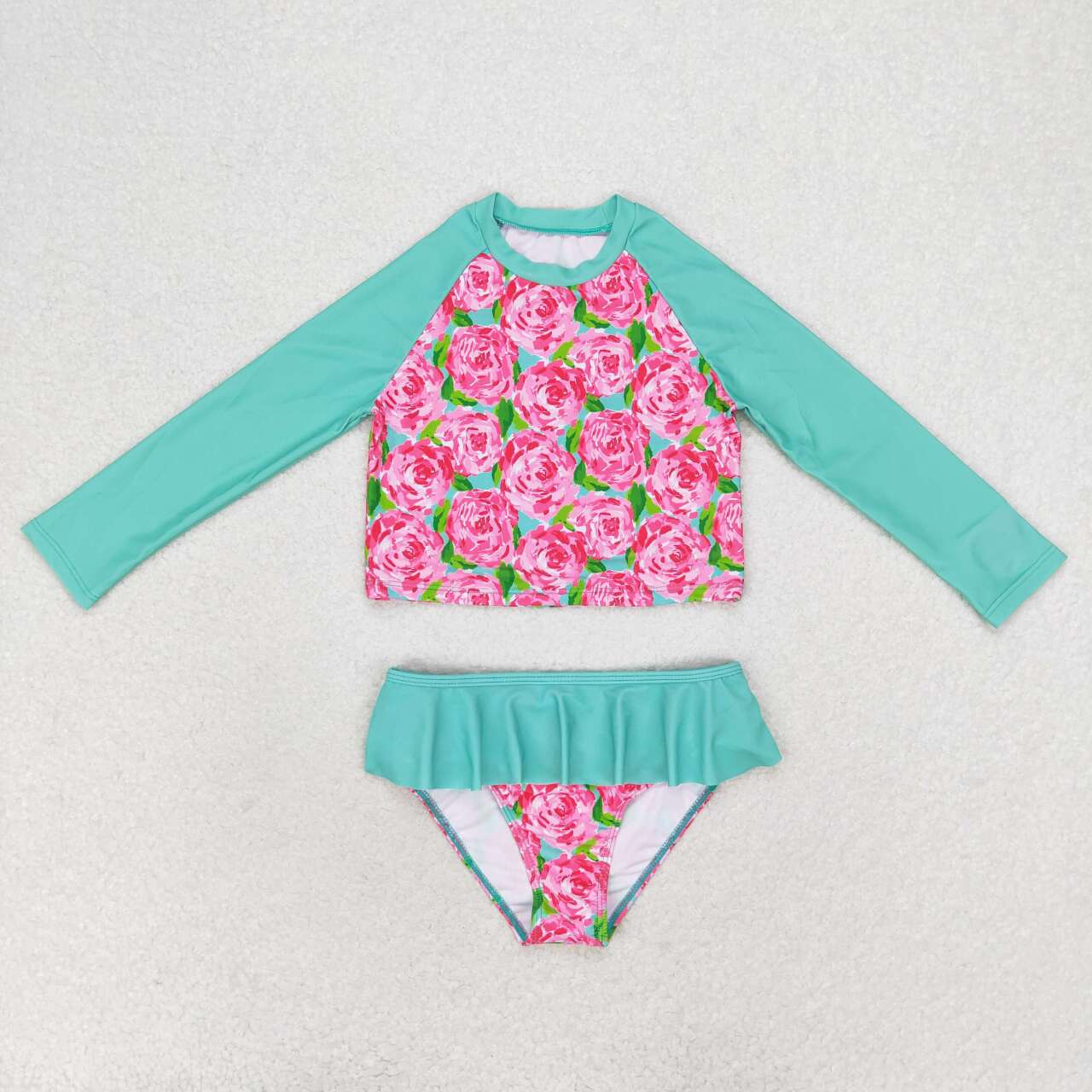 Baby Girls Rose Two Piece Swimwear