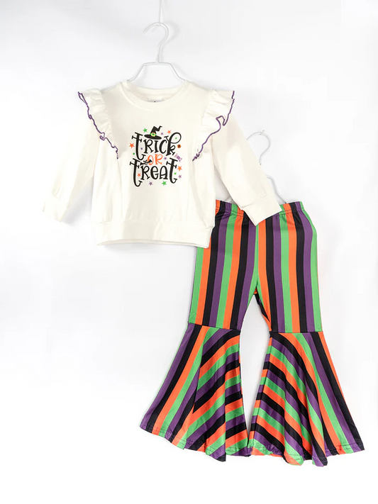 Baby Girls Trick Or Treat Pants Set Preorder 3 MOQ