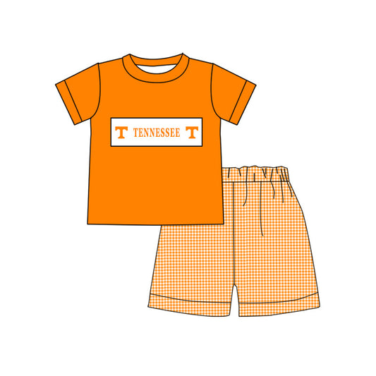 Baby Boys Footall Team Orange Summer Shorts Set Pre-order 3 MOQ