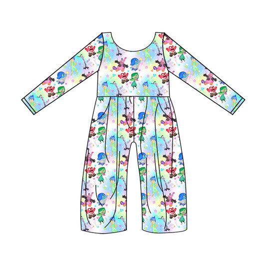 Baby Girls Cartoon Long Sleeve Jumpsuit Preorder 3 MOQ