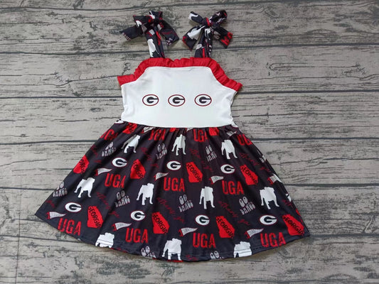 Baby Girls UGA Football Team Dress Preorder 3 MOQ