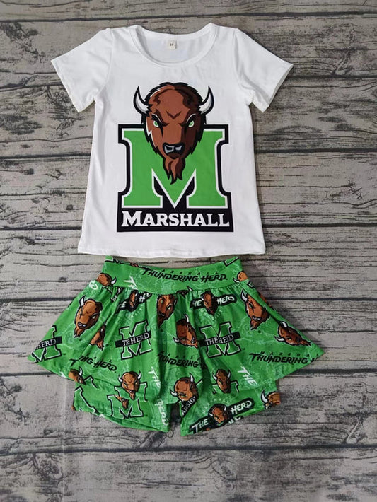Baby Girls Marshall Team Shirt Top Shorts Skirts Clothes Sets Preorder 3 MOQ